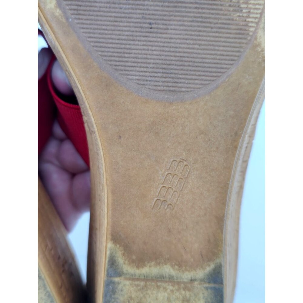 Italian Shoemakers Women's Open Toe Slide Wedge Sandals Size 10 - Picture 12 of 12